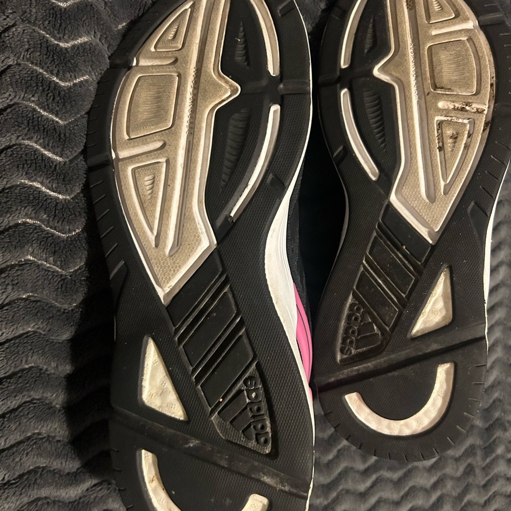 adidas Black and Pink Gradient Women's Athletic Shoes - Picture 3 of 3
